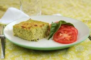 Budín vegetariano de zapallo italiano