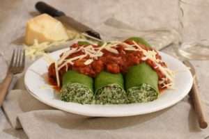 Panqueques vegetarianos de acelga